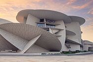 Fachada del Museo Nacional de Doha