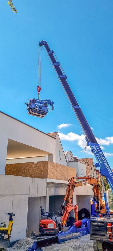 Elevación de la MRK 55.0 S y el panel de vidrio.