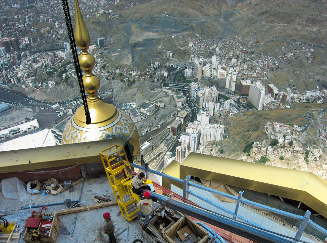 Utilización del VSGU 2500 en la Torre del Reloj de La Meca (Arabia Saudí)