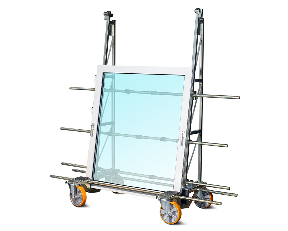 HD 1000 - Carro transportador de vidrios con hasta 1000 kg de capacidad de carga - extraestrecho | HD 1000 - Carro transportador de vidrios con hasta 1000 kg de capacidad de carga - extraestrecho