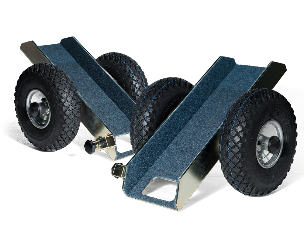 Juego de 2 carros transportadores de vidrios - HDL 400 SA - Carro transportador de vidrios de hasta 400 kg de capacidad de carga para paquetes estrechos | Juego de 2 carros transportadores de vidrios - HDL 400 SA - de hasta 400 kg de capacidad de carga para paquetes estrechos