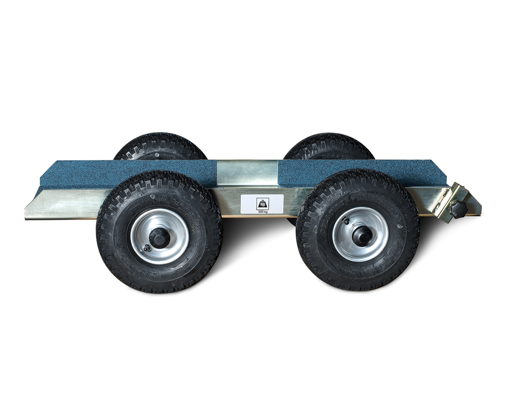 HDL 500 TA - Carro transportador de vidrios con hasta 500 kg de capacidad de carga con ruedas en tándem | HDL 500 TA - Carro transportador de vidrios con hasta 500 kg de capacidad de carga con ruedas en tándem