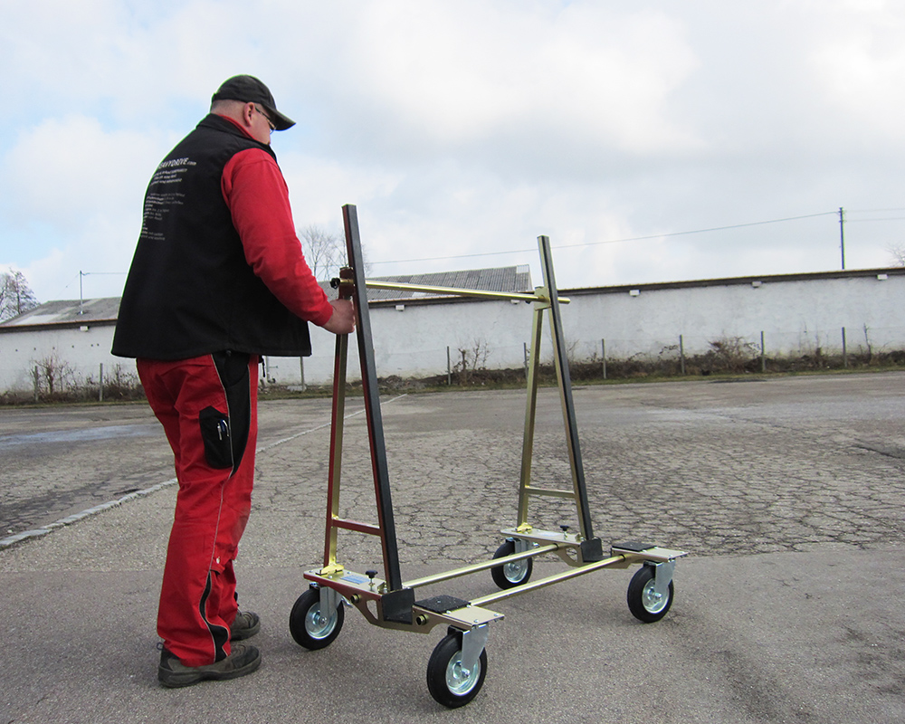 HDL 500 - Carro transportador de vidrios con hasta 500 kg de capacidad de carga | HDL 500 - Carro transportador de vidrios con hasta 500 kg de capacidad de carga
