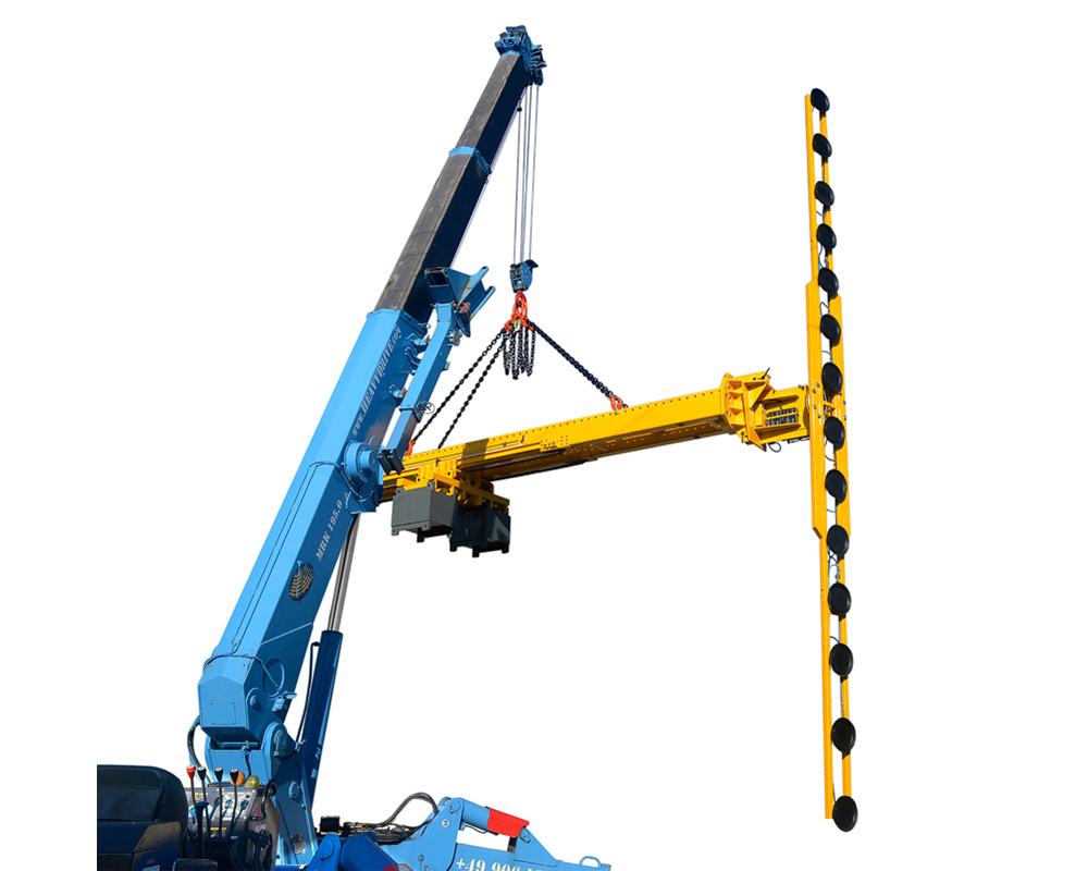 VSG 1000 KL 9 - Sistema de ventosas de vacío, hasta 1000 kg de capacidad de carga y 9 m de longitud de succión | VSG 1000 KL 9 - Sistema de ventosas de vacío, hasta 1000 kg de capacidad de carga y 9 m de longitud de succión