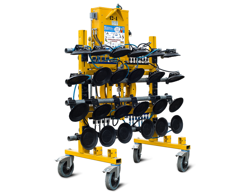 VSG 1200 KR -20 - Sistema de ventosas de vacío para vidrios curvos, hasta 1200 kg de capacidad de carga | VSG 1200 KR -20 - Sistema de ventosas de vacío para vidrios curvos, hasta 1200 kg de capacidad de carga