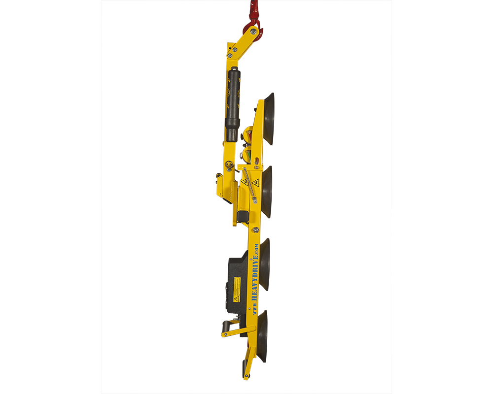 VSG 405 PLR - Sistema de ventosas de vacío para vidrios largos y curvos, hasta 405 kg de capacidad de carga | VSG 405 PLR - Sistema de ventosas de vacío para vidrios largos y curvos, hasta 405 kg de capacidad de carga