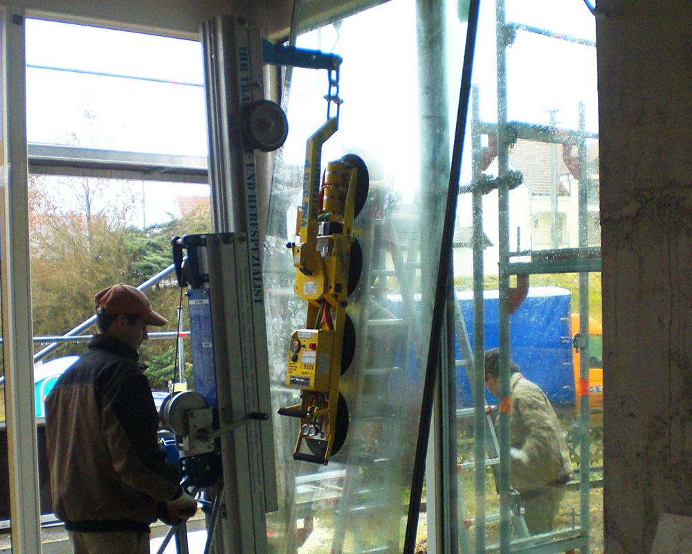 VSG 320 PL - Sistema de ventosas de vacío para vidrios largos, hasta 320 kg de capacidad de carga, versión estrecha | VSG 320 PL - Sistema de ventosas de vacío para vidrios largos, hasta 320 kg de capacidad de carga, versión estrecha