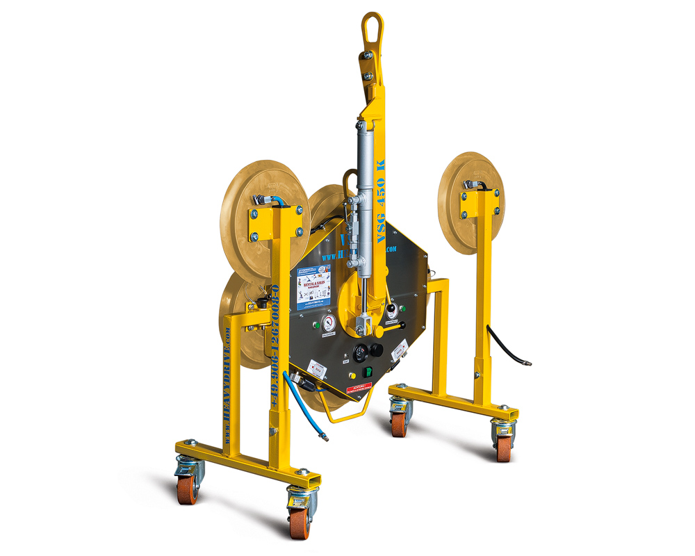 VSGB 450 K - Sistema de ventosas de vacío para vidrios de capas, hasta 450 kg de capacidad de carga | VSGB 450 K - Sistema de ventosas de vacío para vidrios de capas, hasta 450 kg de capacidad de carga