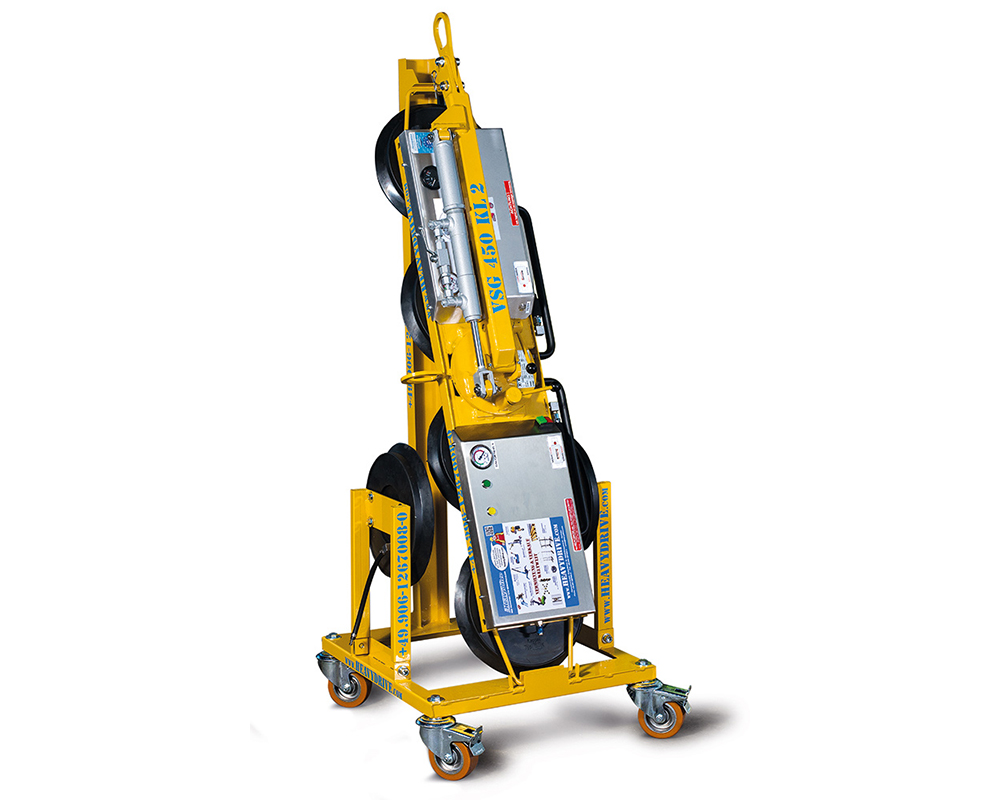 VSG 450 KL 2 - Sistema de ventosas de vacío para vidrios largos, hasta 450 kg de capacidad de carga, versión estrecha | VSG 450 KL 2 - Sistema de ventosas de vacío para vidrios largos, hasta 450 kg de capacidad de carga, versión estrecha