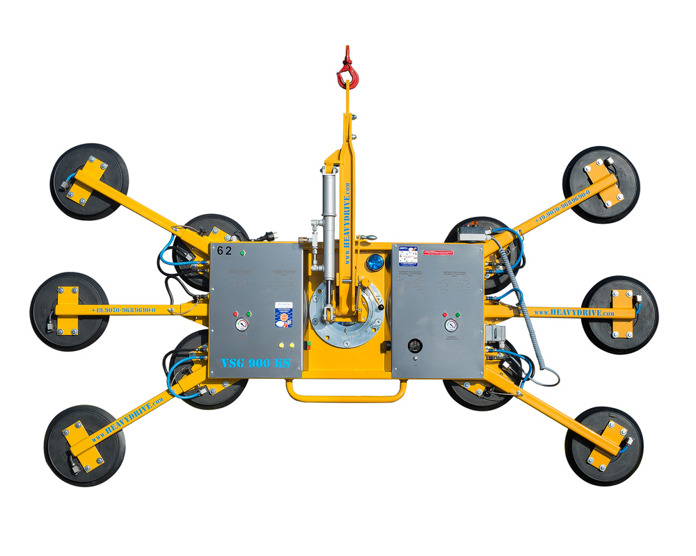 VSG 450 KS - Sistema de ventosas de vacío, con 450 kg de capacidad de carga, versión estrecha | VSG 450 KS - Sistema de ventosas de vacío, con 450 kg de capacidad de carga, versión estrecha