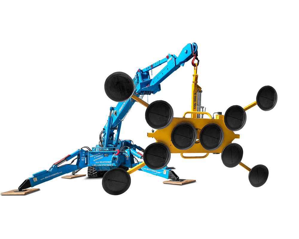 VSGS 900 KS - Sistema de ventosas de vacío para piedras, hasta 900 kg de capacidad de carga, extraplano | VSGS 900 KS - Sistema de ventosas de vacío para piedras, hasta 900 kg de capacidad de carga, extraplano