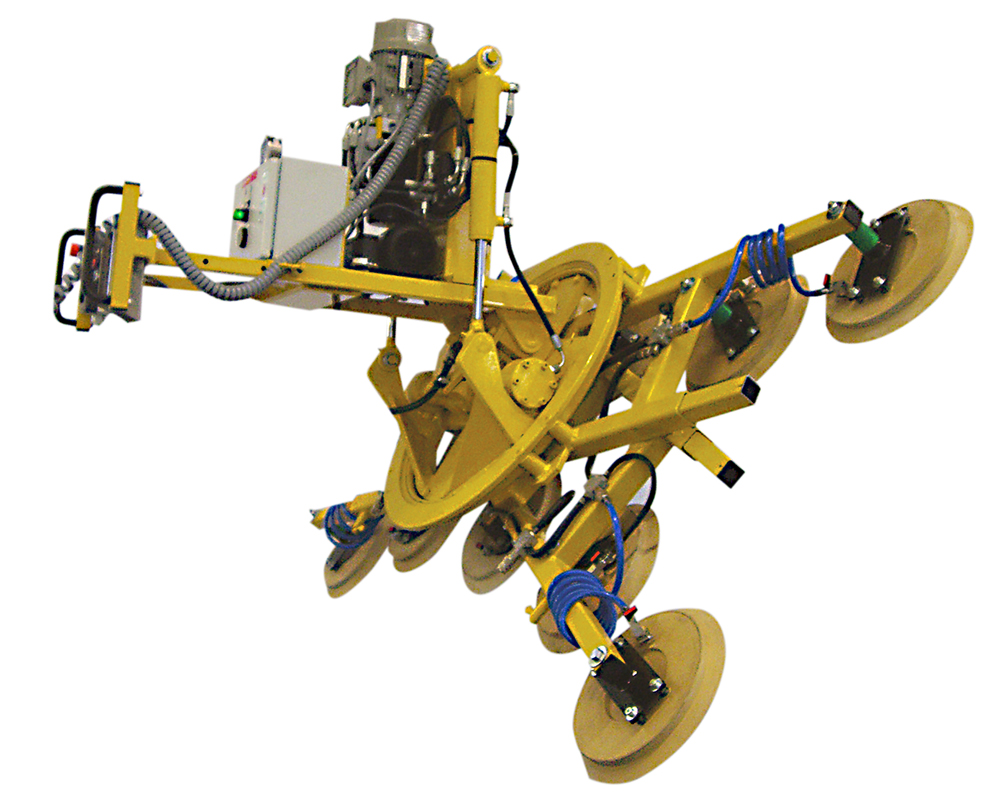 VSG H - Sistema de ventosas de vacío para uso en interiores, hasta 5000 kg de capacidad de carga, con sistema de grúa | VSG H - Sistema de ventosas de vacío para uso en interiores, hasta 5000 kg de capacidad de carga, con sistema de grúa