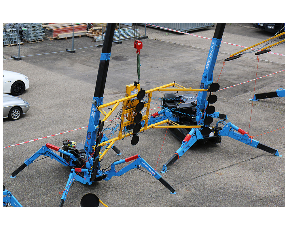 VSG 450 KRQ - Sistema de ventosas de vacío, hasta 450 kg de capacidad de carga | VSG 1500 KRQ - Sistema de ventosas de vacío, hasta 1500 kg de capacidad de carga